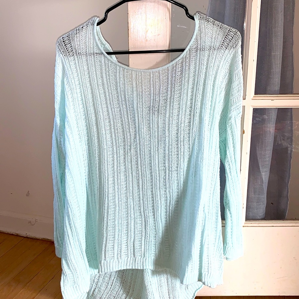 XL TG Light Blue Knit Sweater